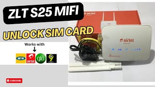 ZLT S25 WiFi/Router Unlock to Support All SIM CARDS / MTN✅️ / ETISALAT✅️ / GLO✅️/ AIRTEL ✅️