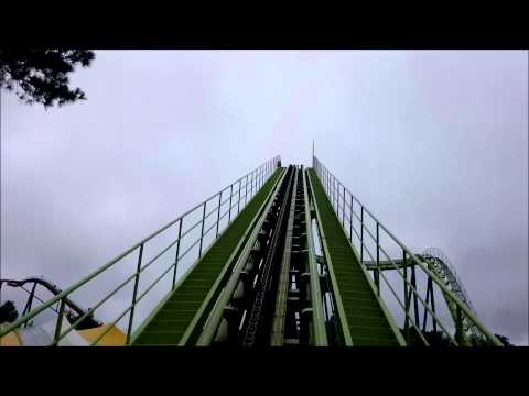Kings Dominion: Shockwave / On Ride Front Row POV / October 11, 2014 1080p