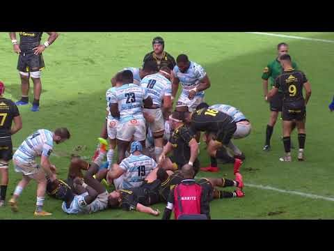 TOP 14 - Essai de Camille CHAT (R92) - Biarritz Olympique - Racing 92 - J03 - Saison 2021/2022