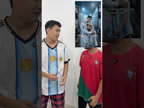 RONALDO SELAMATKAN MESSI😱
