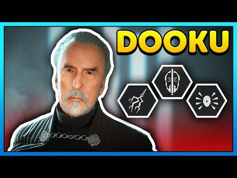 COUNT DOOKU Gameplay, Abilities, Skins, Emotes, Poses - Battlefront 2