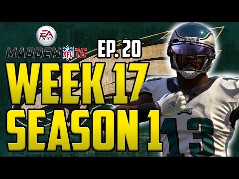 Madden 16 Eagles Connected Franchise: Week 17 vs. Giants [Ep.20] (Season 1)