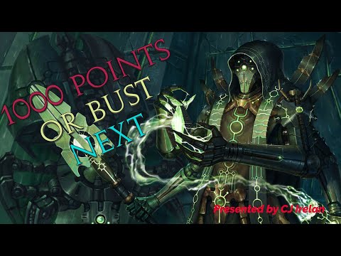 Necrons - 1000pts or Bust NEXT