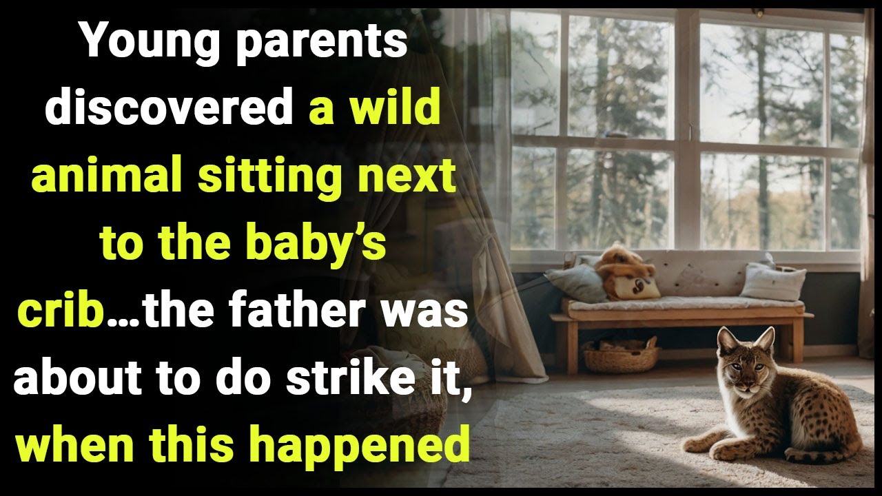 A lynx crept into nursery and hissed at baby..When parents uncovered the reason, they were stunned