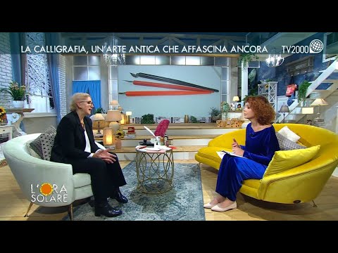 L'Ora Solare, 13 gennaio 2022 - La calligrafia, un'arte antica che affascina ancora