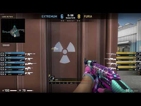 Pov arT (19/18) CS GO DEMO - NUKE - 16 FURIA VS 11 EXTREMUM (cs_summit 8 - 29/05/2021)