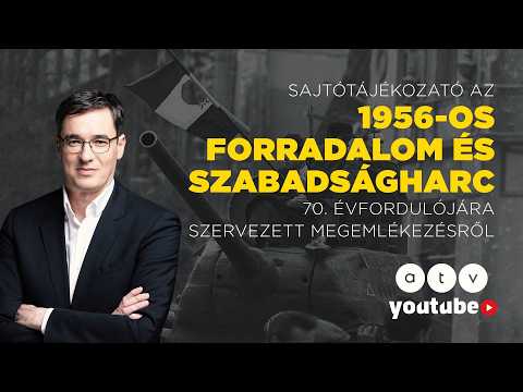 🔴 Így készül Budapest az 1956-os forradalom és szabadságharc 70. évfordulójára | ATV Élő