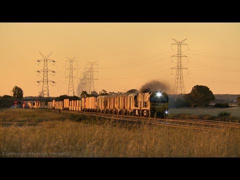 5PM5 Freight Train At Gheringhap Loop - PoathTV Australian Railways
