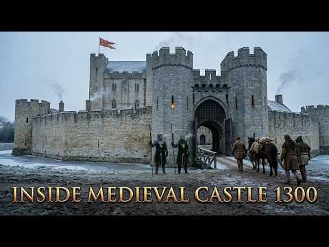 What It Was Like Living Inside a Medieval Castle in 1300 | AI Reconstruction