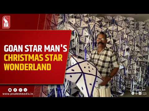 Goa's 'Star Man': Anthony Rodrigues Begins Crafting Thousands of Christmas Stars 