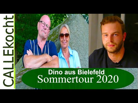 Kochen mit Dino - Sommertour 2020 -  Wildschweinrücken und Salat in Bielefeld. Unsere Mitmachköche.