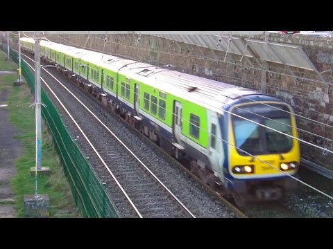 Irish Rail 8100 and 29000 Class Trains - Blackrock, Dublin