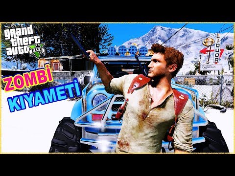 YENİ YAKIŞIKLI HAKKI ZOMBİLERLE SAVAŞIYOR! - GTA 5 ZOMBİ KIYAMETİ MODU