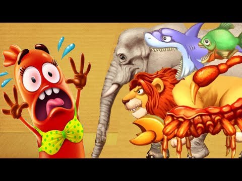 Run Sausage Run vs Kick The Buddy | Animals vs Sausage