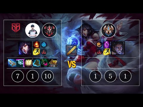 SB TolanD Ahri vs Sylas Mid - KR GrandMaster Patch 10.11