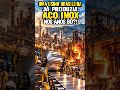 a usina que ajudou a transformar Timóteo e marcou a história do aço inox no Brasil
