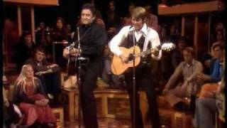 Glen Campbell &amp; Johnny Cash - Folsom Prison Blues (Live Goodtime Hour)