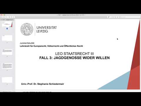 LEO-Repetitorium StaatsR III – Fall 3: Jagdgenosse wider Willen