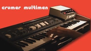 CRUMAR MULTIMAN String Machine 1975 + Gerd Schulte Compact Phasing A | HD DEMO
