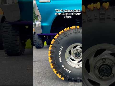 Anyone else hate the jeep duck scene?🦆 #jeep #jeepduck #duckbuckers #broncosforlife