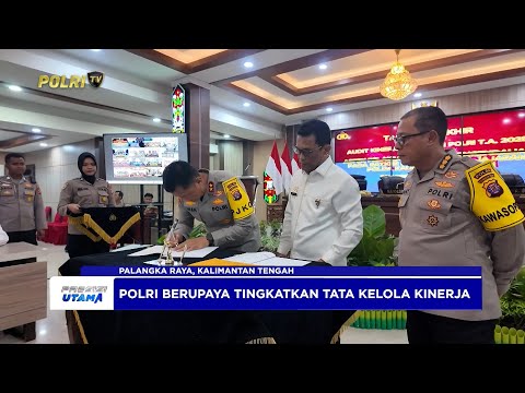 POLDA KALTENG GELAR TAKLIMAT AKHIR AUDIT KINERJA ITWASUM POLRI