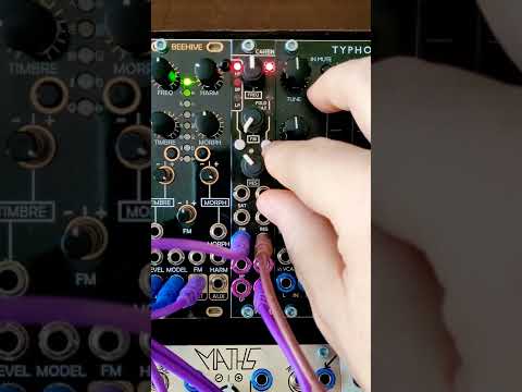Eurorack / modular demo - WMD C4RBN Wave Folding capability