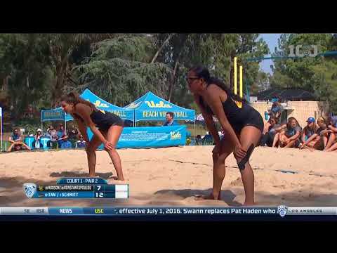 NCAA Women's Beach Volleyball - Long Beach State at UCLA (April 13th 2016)