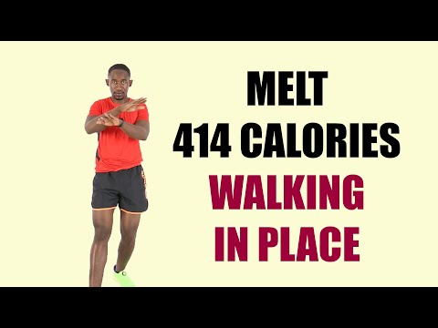 10000 Steps INTENSE Walk at Home Cardio Workout Melt 700 Calories