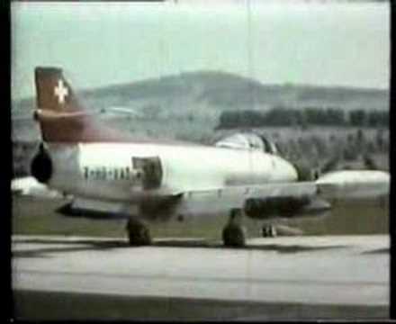 Swiss Air Force P-16 Fighter Attaker Airplane