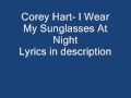 Corey hart- I wear my sunglasses at night 
