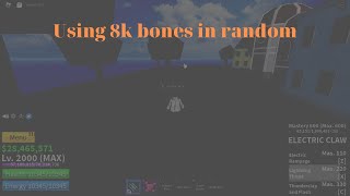 Using 8k bones in random Icebear