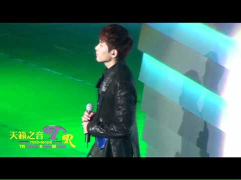 111004 Super Junior-KRY Nanjing concert: Heartquake (Ryeowook focus)