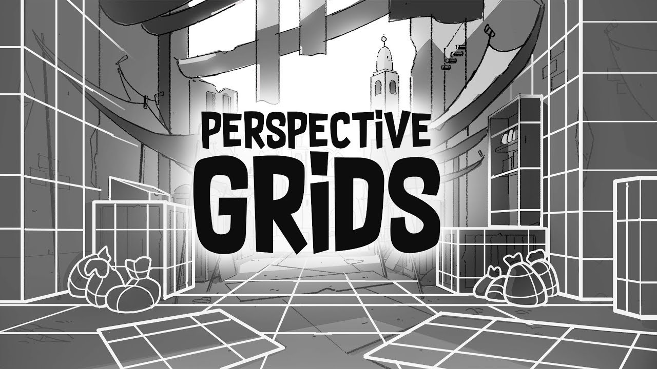 drawing perspective grids in adobe photoshop by bam animation