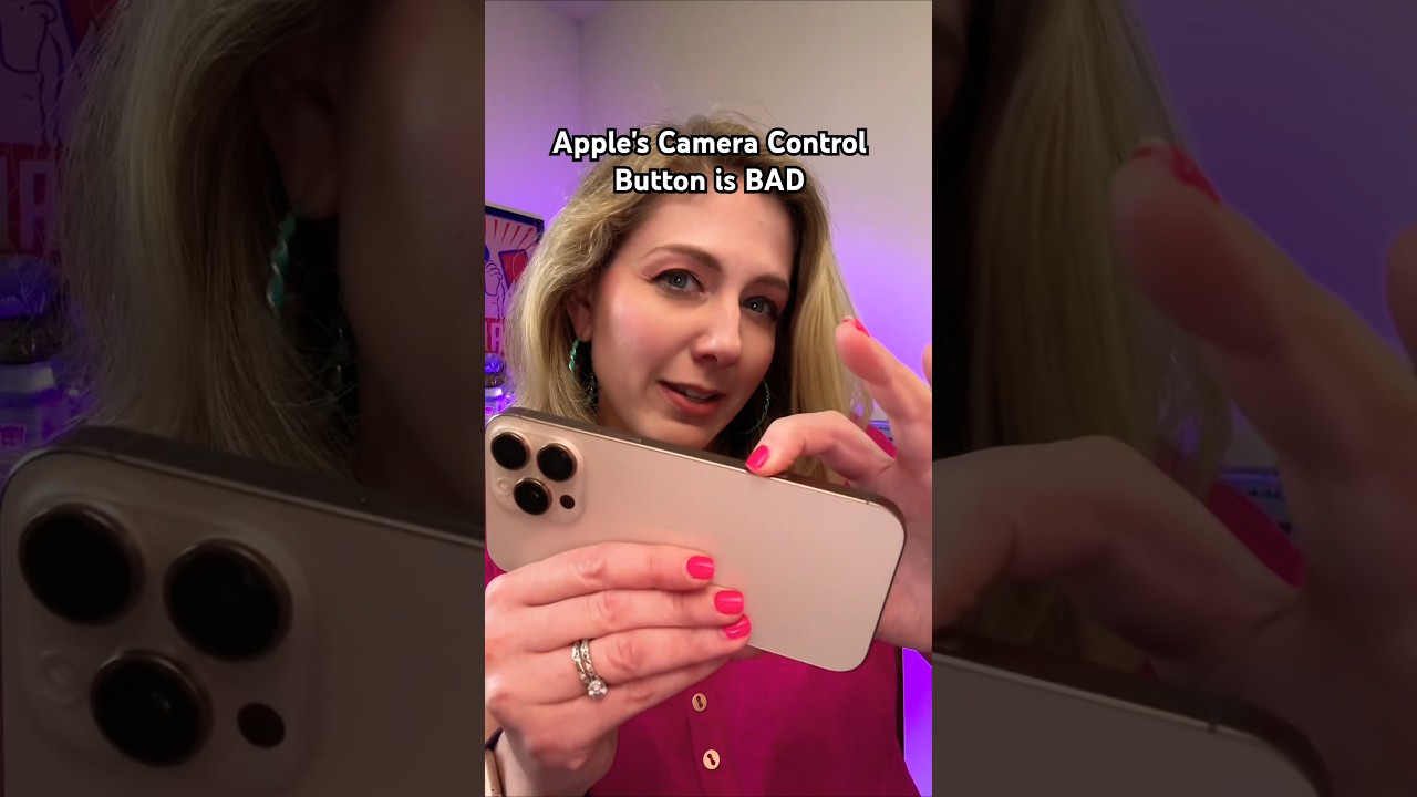 Apple's New Camera Control Button is BAD 😕