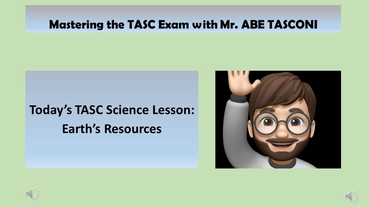 TASC TEST Earth's Resources