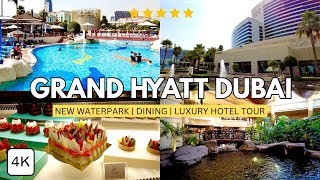 Grand Hyatt Dubai 2026! NEW Waterpark, Indoor Garden & Dining at WOX | 4K Hotel Tour