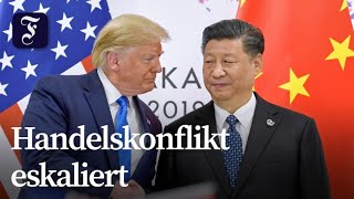 Trump droht mit 100-Prozent-Zölle für China