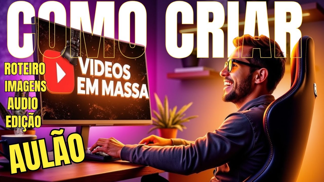 AULÃO COMO CRIAR VIDEOS EM MASSA PARA CANAIS DARK PASSO A PASSO METODO DOS GRANDES CANAIS