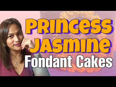 MAKING A DISNEY PRINCESS JASMINE THEMED FONDANT CAKES
