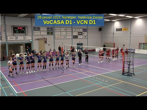 VoCASA D1 - VCN D1 (28 jan 2023) Full Match, Topdivisie Dames Volleybal