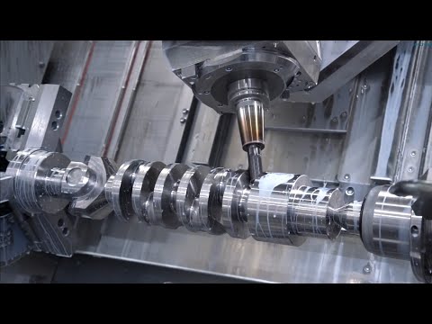 CNC Machine WFL Mill Turn Working Process Shaft Machining