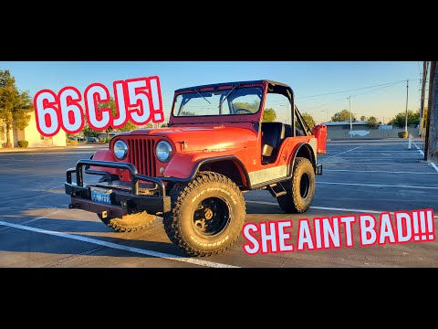 1966 Jeep CJ5 Walkaround and Rev! Buick 225 Dauntless V6