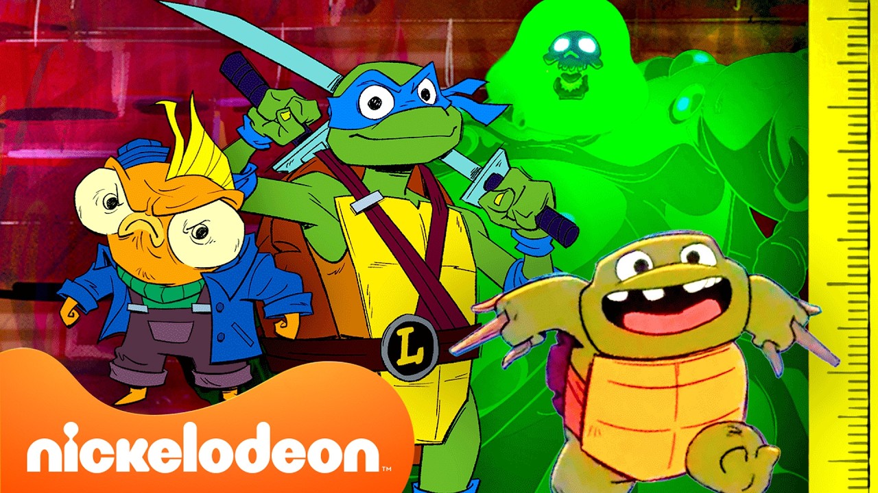 ترتيب شخصيات TMNT حسب الطول! 📏 | Nickelodeon Arabia