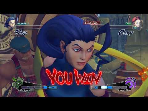 Rose's Illusion Spark Ultra with SSF4 Arcade Victory Quotes (HD) - Part 1
