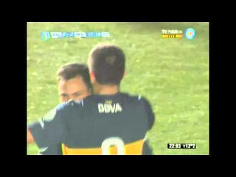 Gol de Viatri (Boca 2 Racing 1) Boca campeón Copa Arg.11-12