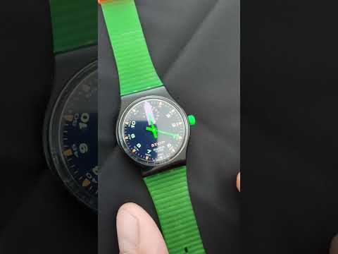 Swatch Jess'Rush Stop Watch 34 mm Quartz SSB100