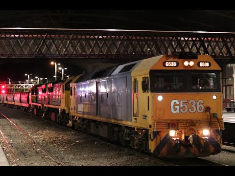 Pacific National's G536, XR553 and XR554 at Ballarat Station on  9155 empty grain to Charlton 2/2/22