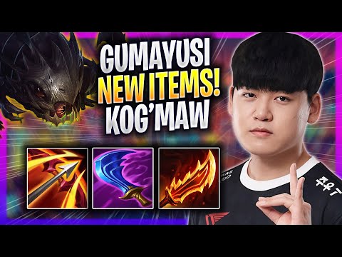 GUMAYUSI TRIES KOG'MAW WITH NEW ITEMS! - T1 Gumayusi Plays Kog'maw ADC vs Ezreal! | Season 2023