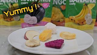 Yunice Freeze Dried Fruit Variety Pack Review Taste Test and Unboxing (Must Try)