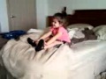 Haylee Watching Veggie Tales
